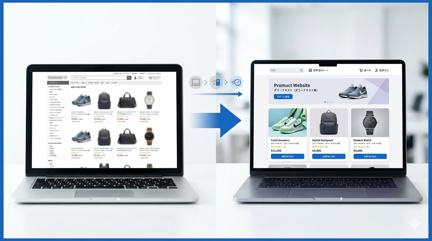 ECサイト リニューアル